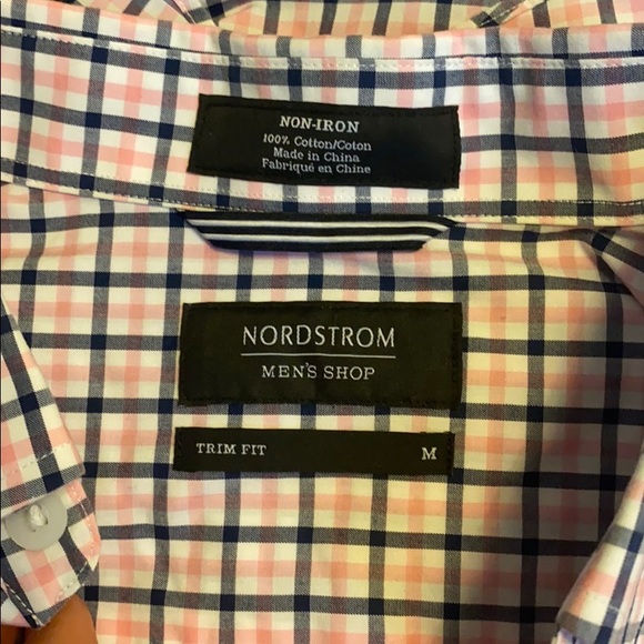 Nordstrom trim fit button down, size M - Picture 2 of 2
